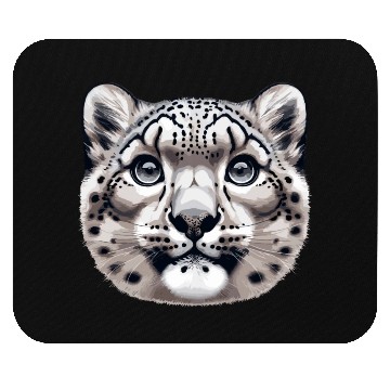Discover Snow Leopard Leopard White Leopard Mouse Pads