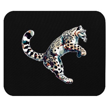 Discover Snow Leopard Leopard White Leopard Mouse Pads