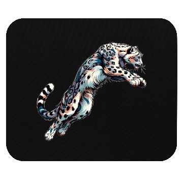 Discover Snow Leopard Leopard White Leopard Mouse Pads