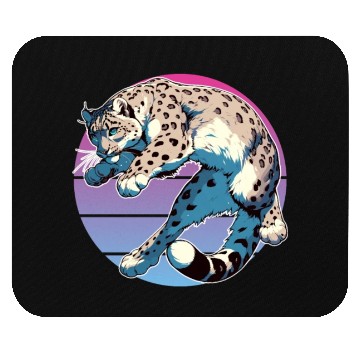 Discover Snow Leopard Leopard White Leopard Mouse Pads