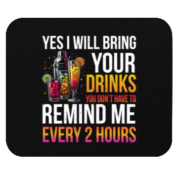 Discover Bartender funny Bartending Mouse Pads