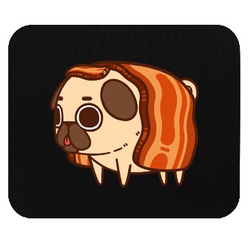 Discover Bacon Square Mouse Pads