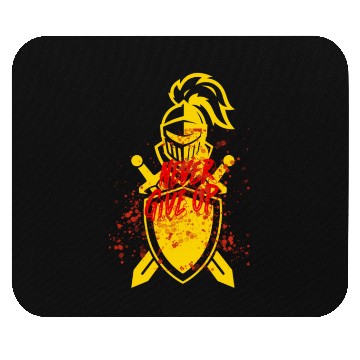 Discover NEVER GIVE UP Mouse Pads