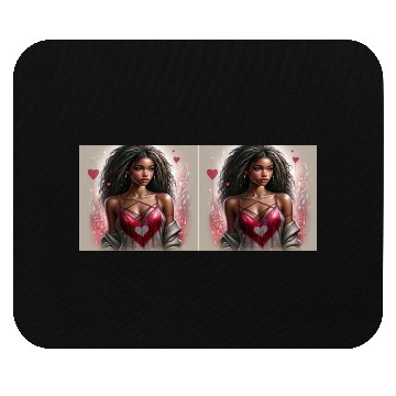Discover Cupid's Choice: Melanin Magic Mouse Pads
