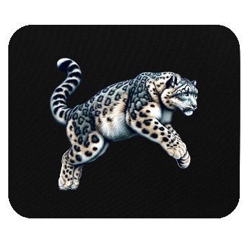 Discover Snow Leopard Leopard White Leopard Mouse Pads