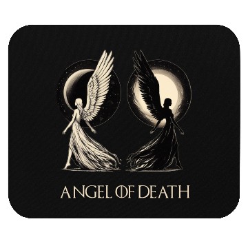 Discover Angel of Death - Sun And Moon Mystical Artwork Mouse Pads