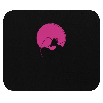 Discover Lesbian Couple Elegant LGBT Line Art Mouse Pads