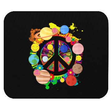 Discover Peace Planet Mouse Pads