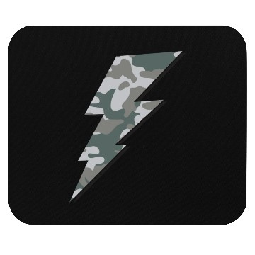 Discover Camo Bolt Mouse Pads
