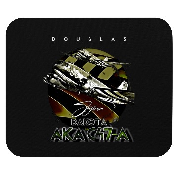 Discover Douglas AKA C-47 Dakota Skytrain Military Version Mouse Pads