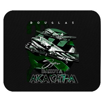 Discover Douglas AKA C-47 Dakota Skytrain Military Version Mouse Pads