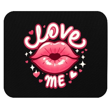 Discover Valentine love me Mouse Pads