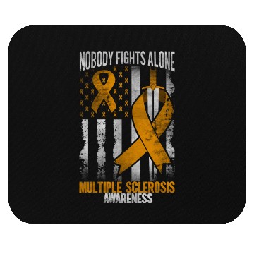 Discover multiple sclerosis awareness us flag Mouse Pads
