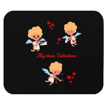 Discover Spread love and Embrace cupid's charm! Mouse Pads
