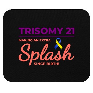 Discover Down Syndrome Awareness Trisomy 21 Splash Mouse Pads