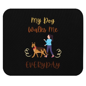 Discover German Shepherd Dog Walking Mouse Pads