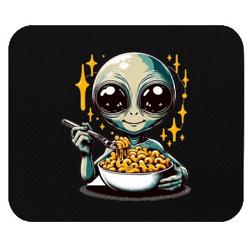 Discover Galaxy Mac and Cheese | Sci-fi Comfort Food Gifts Mouse Pads