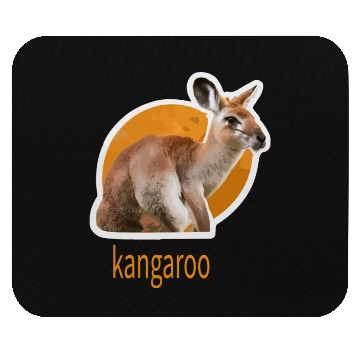 Discover kangaroo animal design Mouse Pads