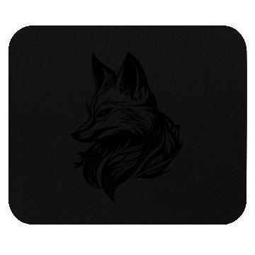 Discover Elegant Cunning Fox In Tattoo Ink Mouse Pads