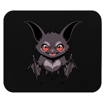 Discover Unique Bat Illustration Mouse Pads