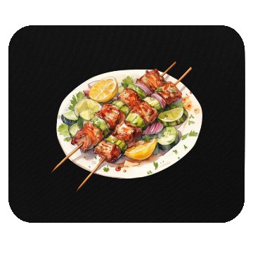 Discover Greek Chicken Souvlaki Mouse Pads