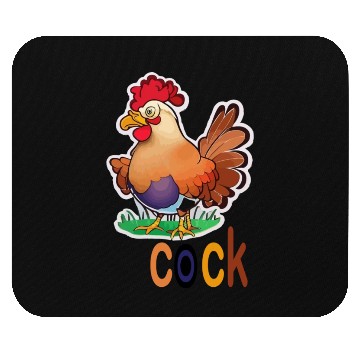 Discover cute cock animal Mouse Pads