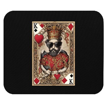 Discover Mens King of Hearts Mouse Pads Cool Mouse Pads for Guys