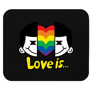 Discover Love is love, boys love boys Mouse Pads