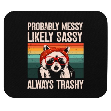 Discover Funny Raccoons Trash Panda Racoon Lovers Mouse Pads
