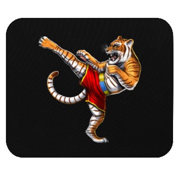 Discover Tiger Muay Thai Fighter Mouse Pads