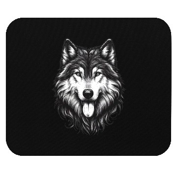 Discover Majestic Wolf #2 Mouse Pads