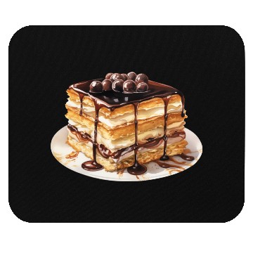Discover Classic French Opera Cake Mouse Pads