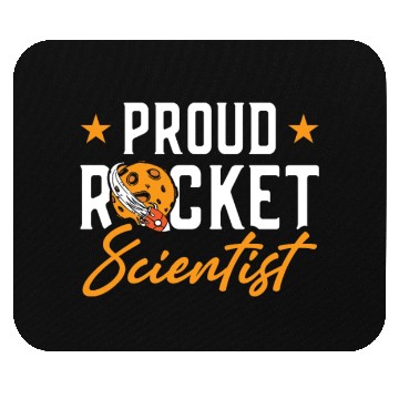 Discover Proud Rocket Scientist Planet Space Ride Gift Mouse Pads