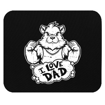 Discover Guinea Pig Cavy I Love Dad Mouse Pads