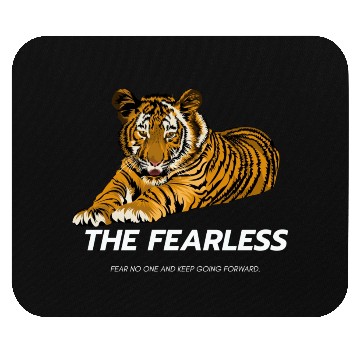 Discover Be fearless Lion Style Logo powerful Mouse Pads