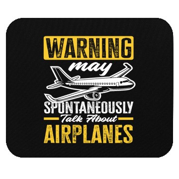 Discover Pilots Airplane Lovers Mouse Pads