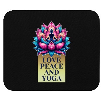 Discover Vibrant Lotus Illustration Mouse Pads