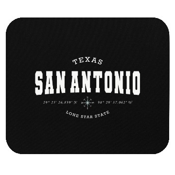 Discover San Antonio (TX) USA Mouse Pads