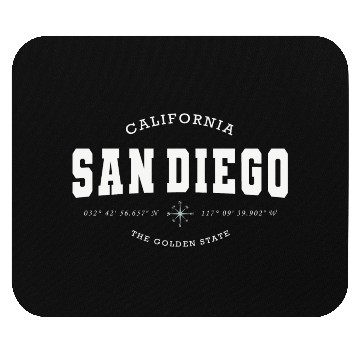 Discover San Diego (CA) USA Mouse Pads