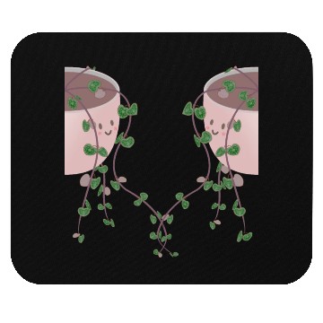 Discover Valentine string of hearts holding hands lesbian Mouse Pads