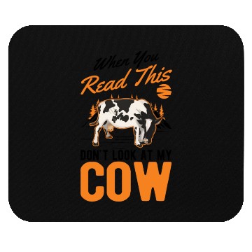 Discover Cow Gift Farmer Cattle Breeder Cows Mouse Pads