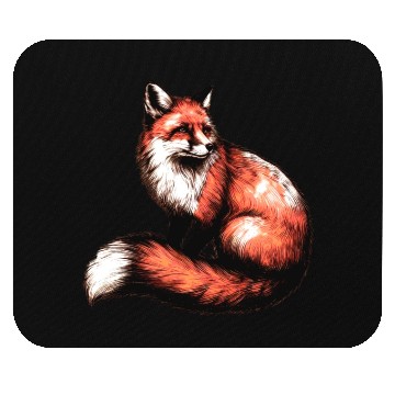 Discover Red Fox Mouse Pads