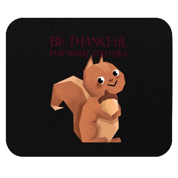 Discover Thanksgiving Chipmunk Be Thankful Mouse Pads