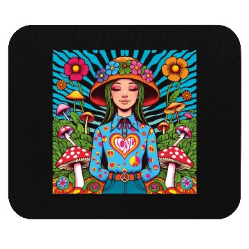 Discover Mushroom 70 s Mouse Pads