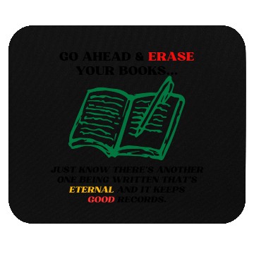 Discover Eternal History Book Mouse Pads