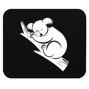 Discover Sleeping Koala On A Branch Mouse Pads