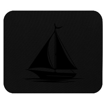Discover Fast Sailing Boat With Set Sails Mouse Pads