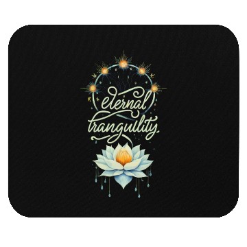 Discover Luminous Lotus Serenity Mouse Pads