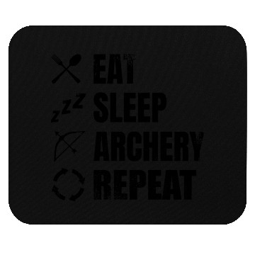 Discover Eat Sleep Archery Repeat Mouse Pads