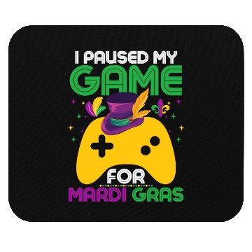 Discover Game Lover Mardi Gras Celebration Mouse Pads